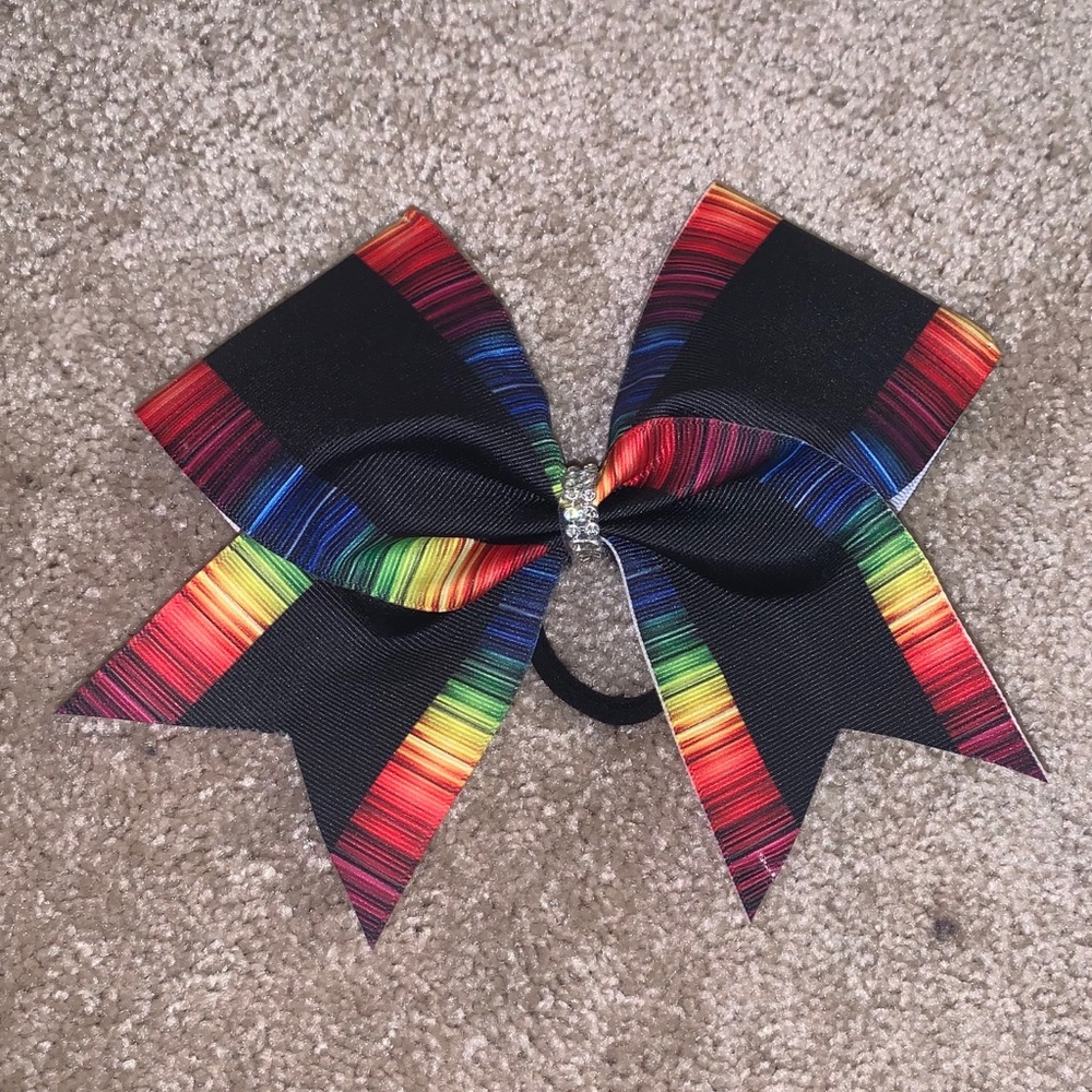 Colorful Cheer Bow - Picture 2 of 3